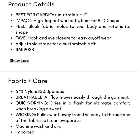 Athleta “Glory” Underwire “X” Back Sports Bra - Picture 4 of 10